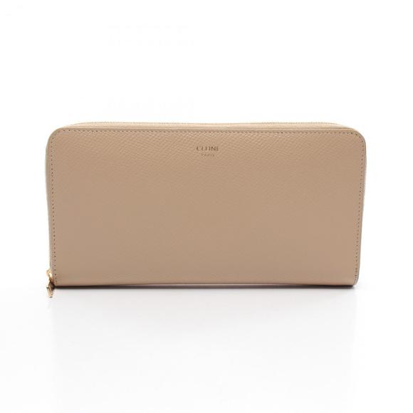CELINE Beige Leather Wallet - Picture 1 of 9